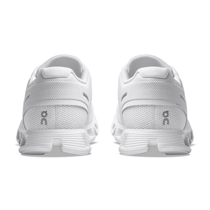 White Women's On Running Cloud 5 Sneakers | 3075461_PH