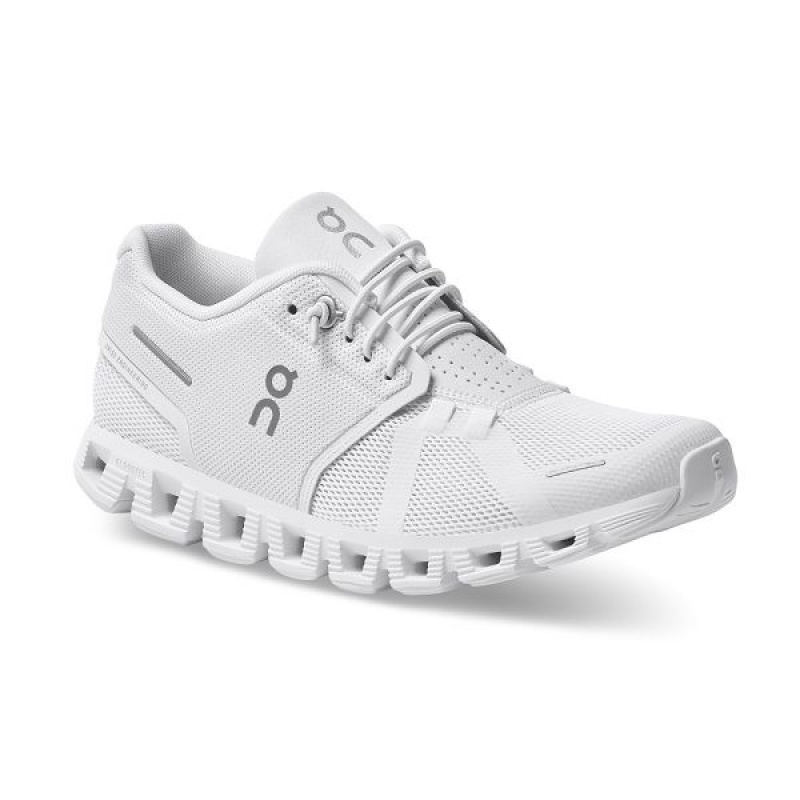 White Women's On Running Cloud 5 Sneakers | 3075461_PH