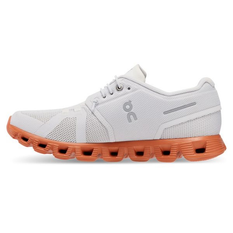 White Women's On Running Cloud 5 Sneakers | 4513978_PH