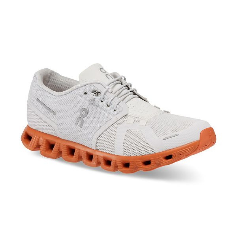 White Women's On Running Cloud 5 Sneakers | 4513978_PH