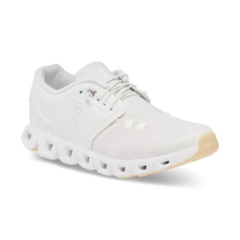 White Women's On Running Cloud 5 Undyed Road Running Shoes | 2341869_PH