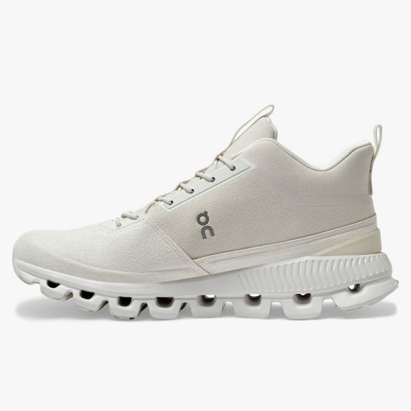 White Women's On Running Cloud Hi Sneakers | 4298560_PH