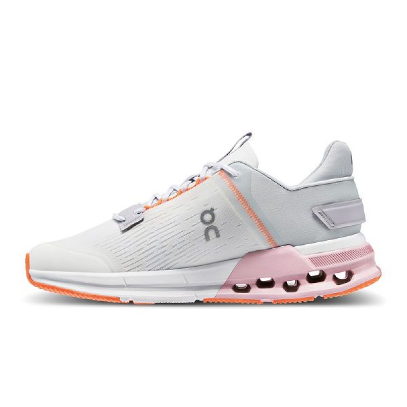 White Women's On Running Cloudnova Flux Sneakers | 4167509_PH