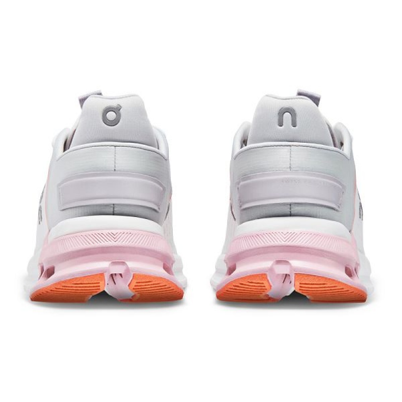 White Women's On Running Cloudnova Flux Sneakers | 4167509_PH