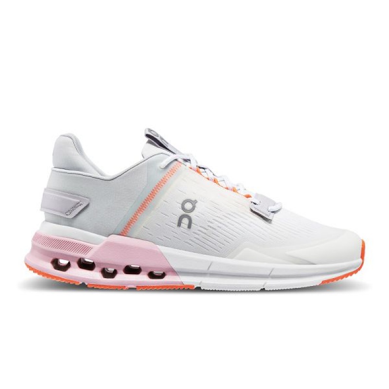 White Women\'s On Running Cloudnova Flux Sneakers | 4167509_PH