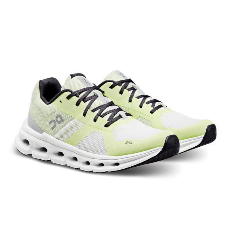 White Women's On Running Cloudrunner Road Running Shoes | 6547230_PH