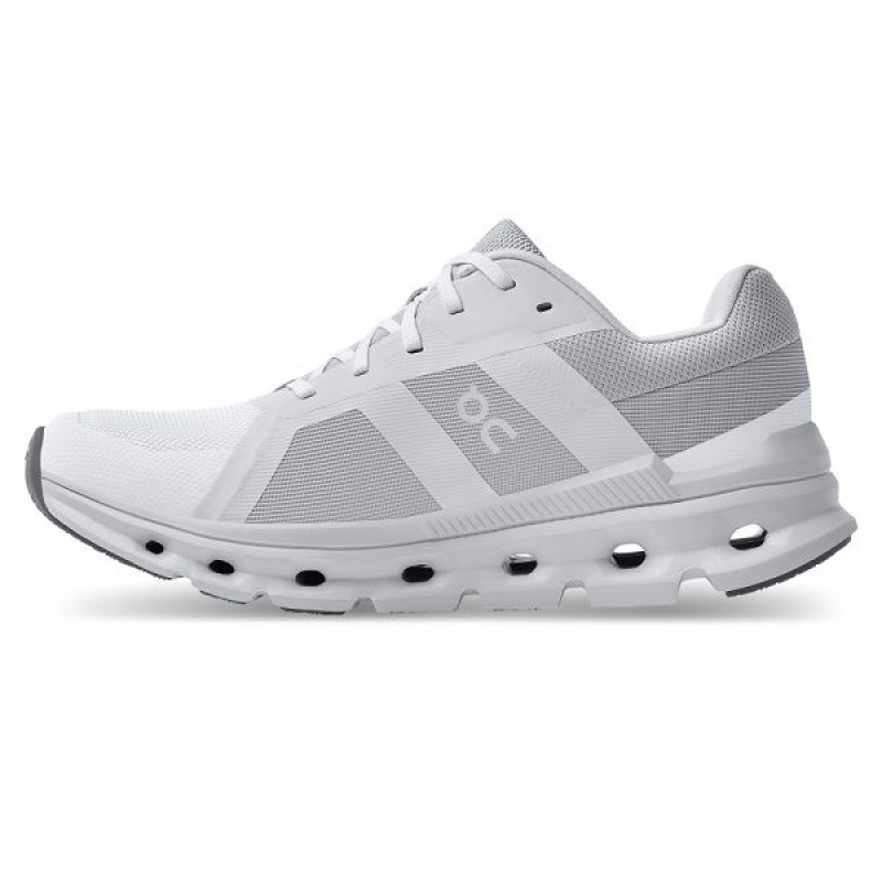 White Women's On Running Cloudrunner Road Running Shoes | 6527903_PH