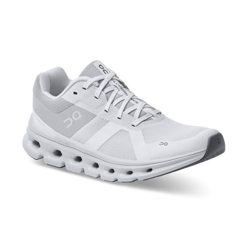 White Women's On Running Cloudrunner Road Running Shoes | 6527903_PH