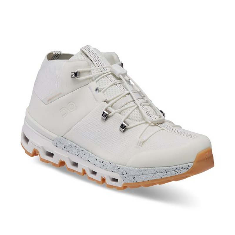 White Women's On Running Cloudtrax Undyed Hiking Boots | 8705349_PH