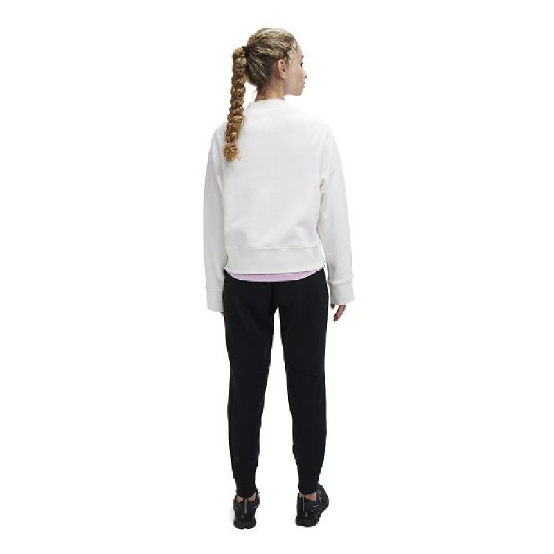 White Women's On Running Crew Neck Sweatshirts | 8371652_PH