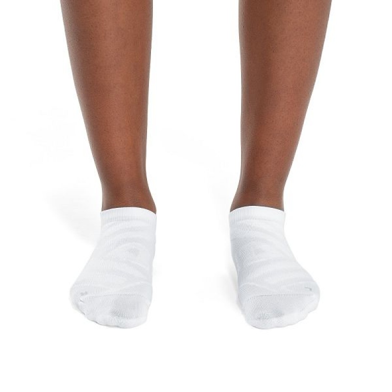 White Women's On Running Performance Low Socks | 5238709_PH