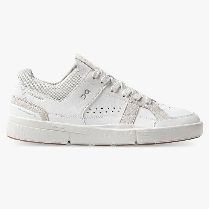 White Women\'s On Running THE ROGER Clubhouse Sneakers | 3425876_PH