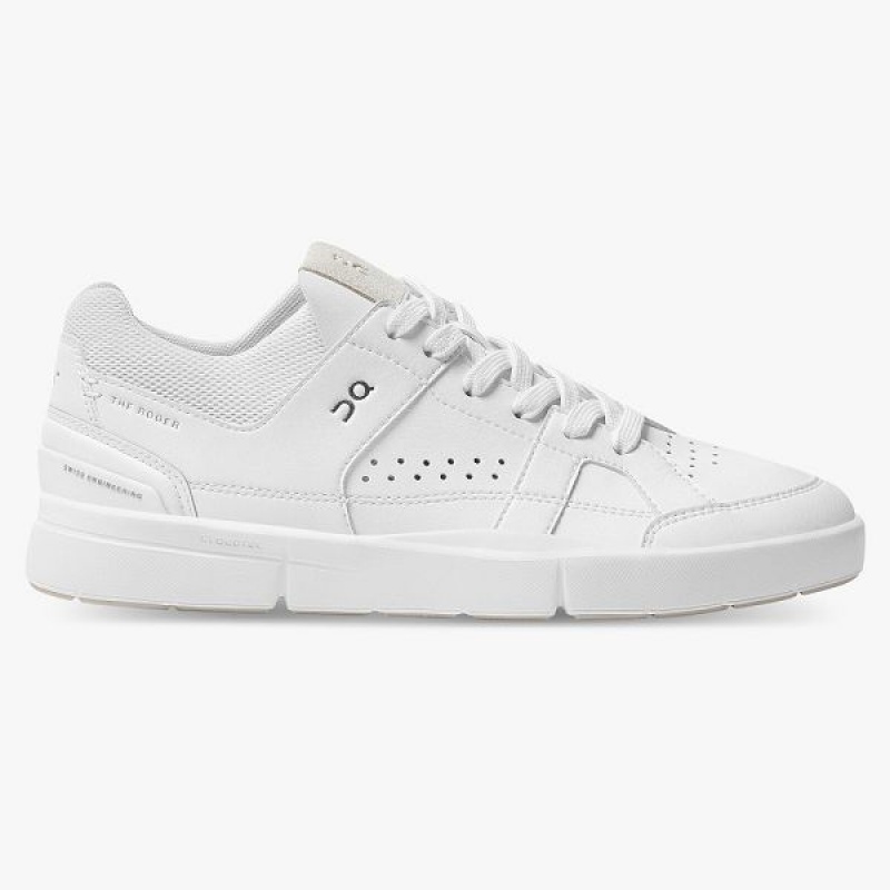 White Women\'s On Running THE ROGER Clubhouse Sneakers | 5184972_PH