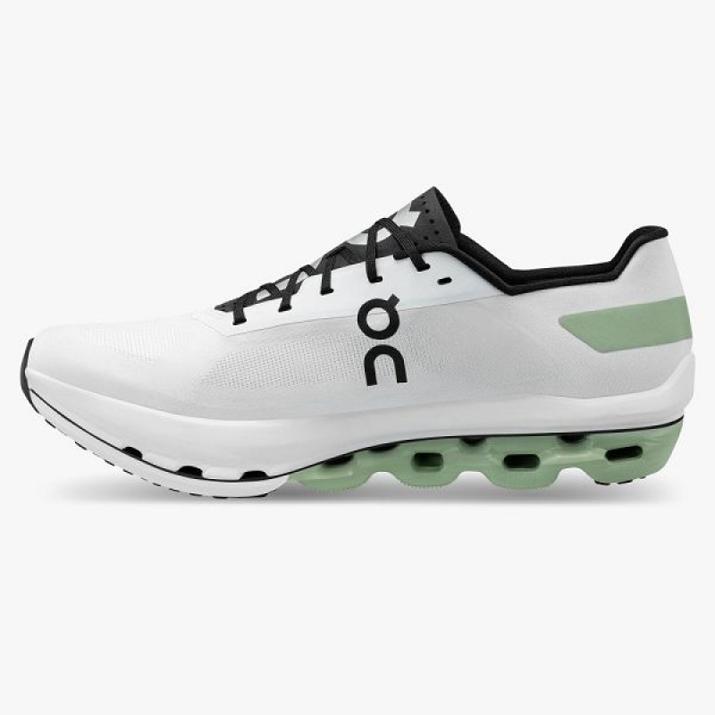 White / Black Men's On Running Cloudboom Echo 1 Road Running Shoes | 6025748_PH