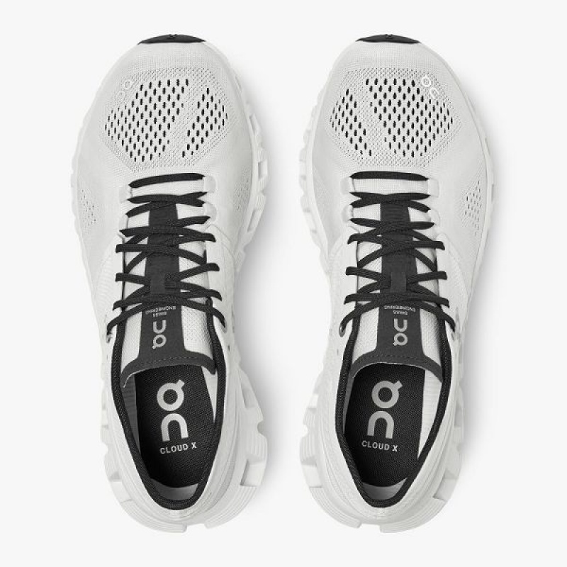 White / Black Women's On Running Cloud X 2 Road Running Shoes | 7016549_PH