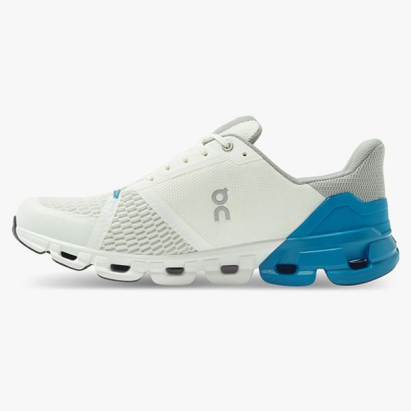 White / Blue Men's On Running Cloudflyer 3 Road Running Shoes | 5483026_PH