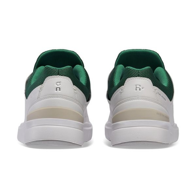 White / Green Men's On Running THE ROGER Advantage Sneakers | 7506824_PH