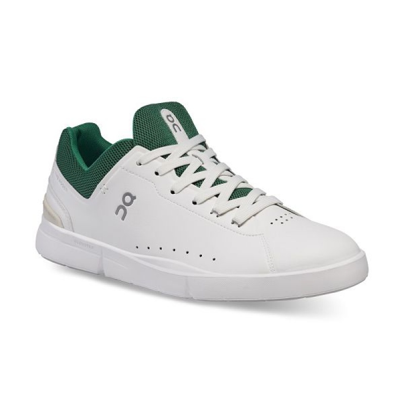 White / Green Men's On Running THE ROGER Advantage Sneakers | 7506824_PH