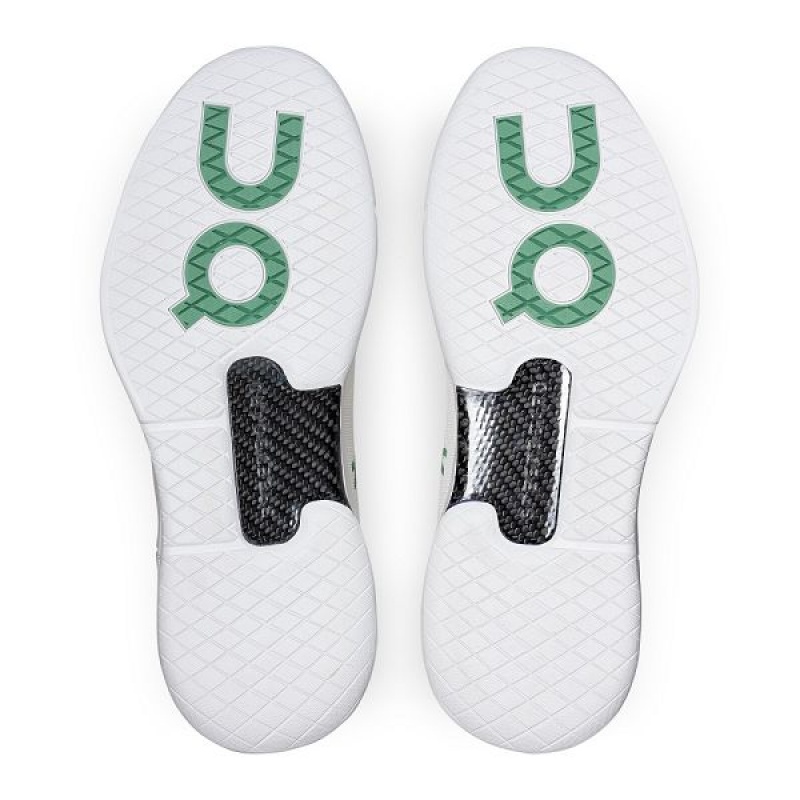 White / Green Men's On Running THE ROGER Pro Tennis Shoes | 6048397_PH