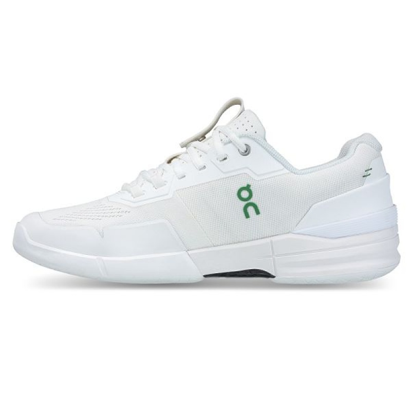 White / Green Men's On Running THE ROGER Pro Tennis Shoes | 6048397_PH