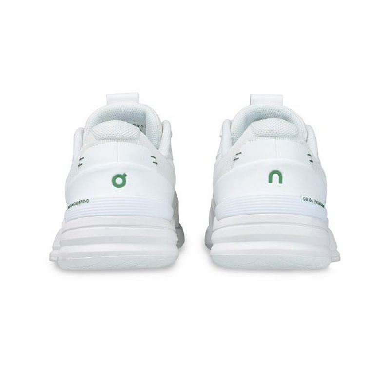 White / Green Men's On Running THE ROGER Pro Tennis Shoes | 6048397_PH