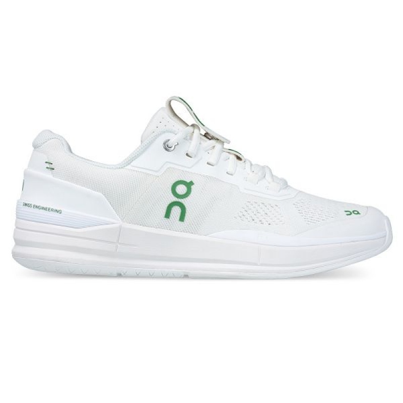 White / Green Men\'s On Running THE ROGER Pro Tennis Shoes | 6048397_PH