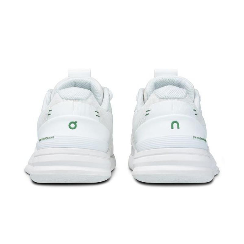 White / Green Women's On Running THE ROGER Pro Tennis Shoes | 468915_PH