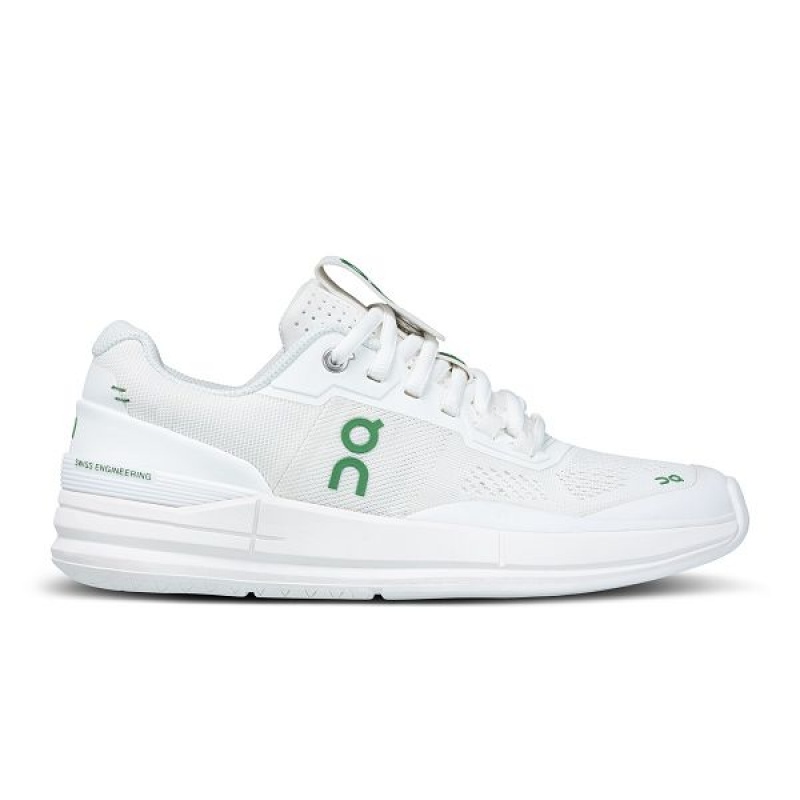 White / Green Women\'s On Running THE ROGER Pro Tennis Shoes | 468915_PH