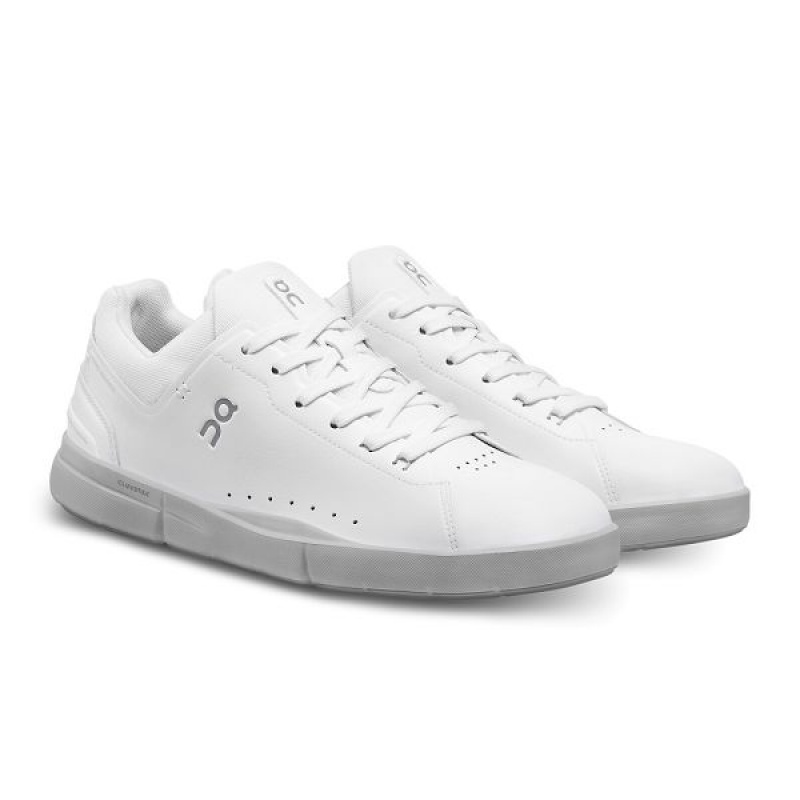 White / Grey Men's On Running THE ROGER Advantage Sneakers | 8530619_PH