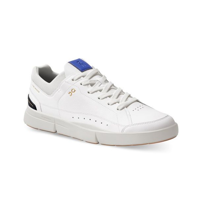 White / Indigo Men's On Running THE ROGER Centre Court Sneakers | 263798_PH