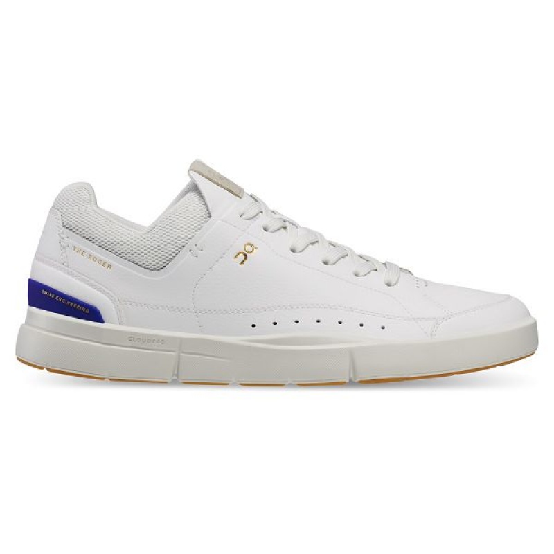 White / Indigo Men\'s On Running THE ROGER Centre Court Sneakers | 8316457_PH