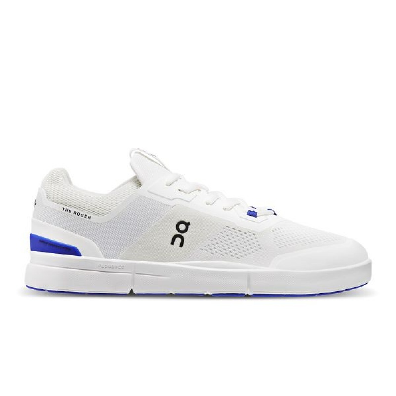 White / Indigo Men\'s On Running THE ROGER Spin Sneakers | 8034269_PH