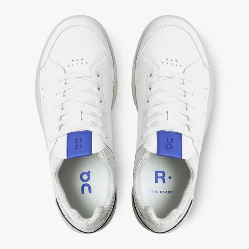 White / Indigo Women's On Running THE ROGER Centre Court Sneakers | 4621785_PH