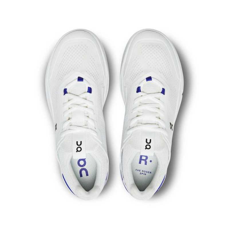 White / Indigo Women's On Running THE ROGER Spin Sneakers | 2804163_PH