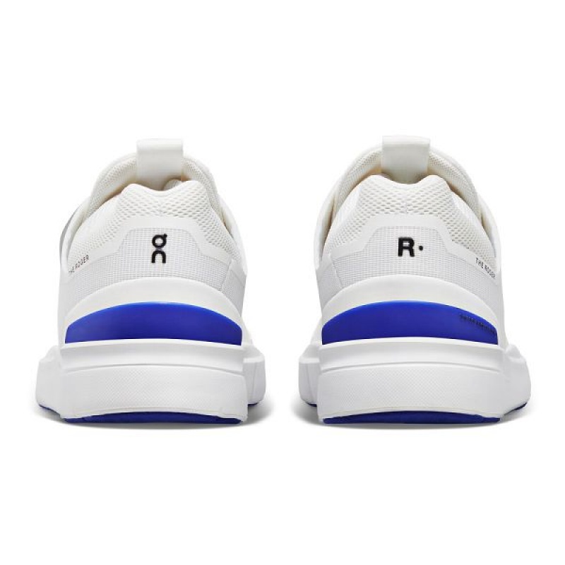 White / Indigo Women's On Running THE ROGER Spin Sneakers | 2804163_PH