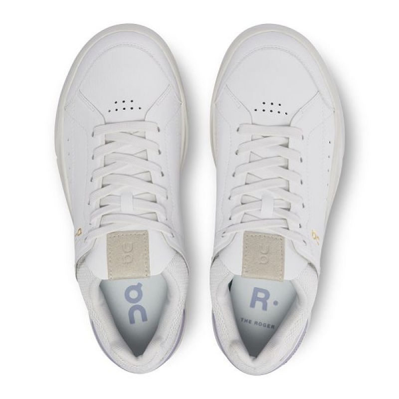 White / Lavender Women's On Running THE ROGER Centre Court Sneakers | 931245_PH