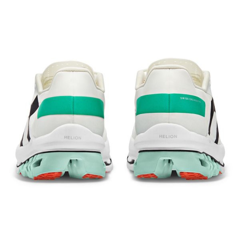 White / Mint Men's On Running Cloudboom Echo Road Running Shoes | 4068759_PH