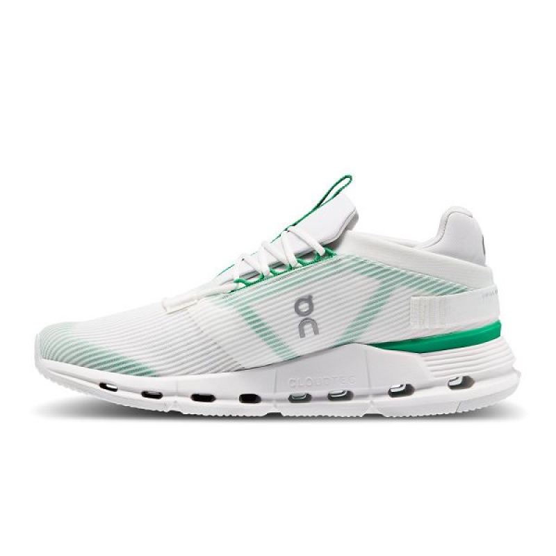 White / Mint Men's On Running Cloudnova Void Sneakers | 4239016_PH