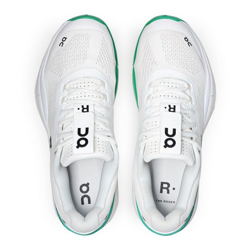 White / Mint Men's On Running THE ROGER Pro Tennis Shoes | 3975216_PH