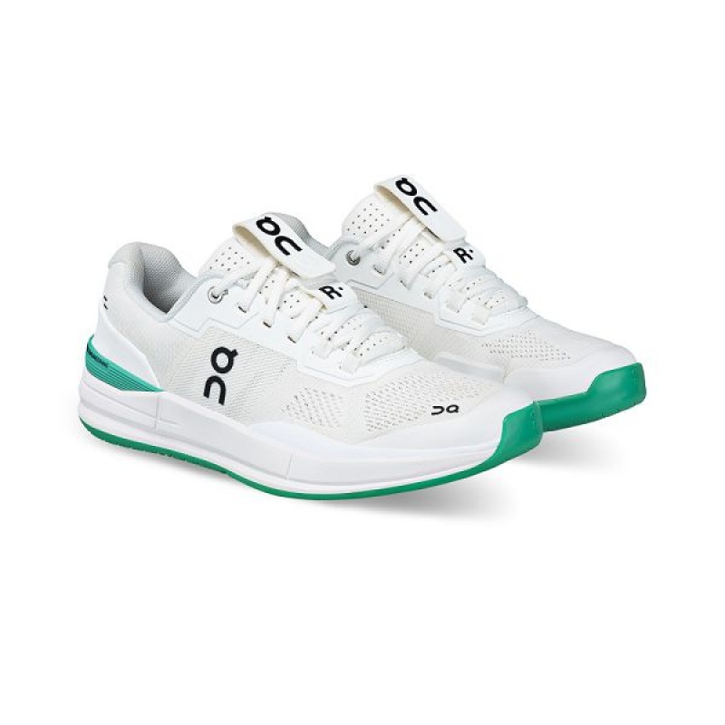 White / Mint Men's On Running THE ROGER Pro Tennis Shoes | 3975216_PH