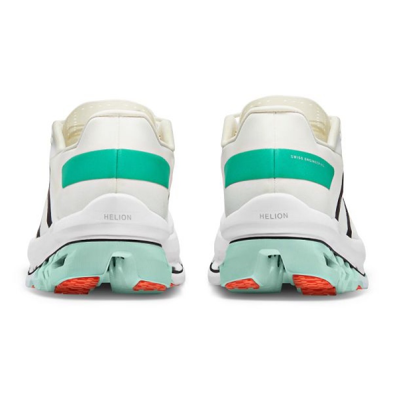 White / Mint Women's On Running Cloudboom Echo Road Running Shoes | 2489653_PH