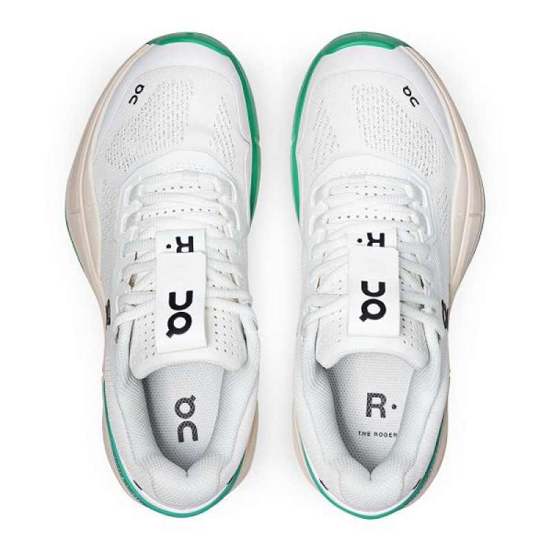 White / Mint Women's On Running THE ROGER Pro Tennis Shoes | 3812564_PH