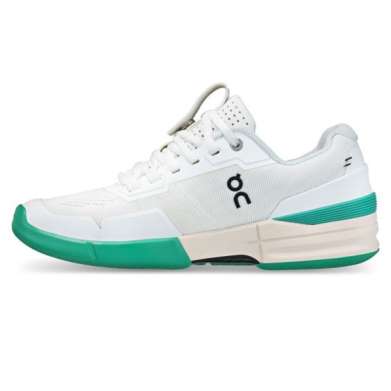 White / Mint Women's On Running THE ROGER Pro Tennis Shoes | 3812564_PH