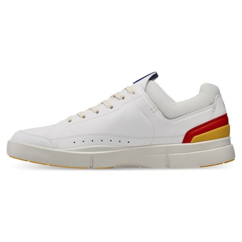 White / Mustard Men's On Running THE ROGER Centre Court Sneakers | 5791046_PH