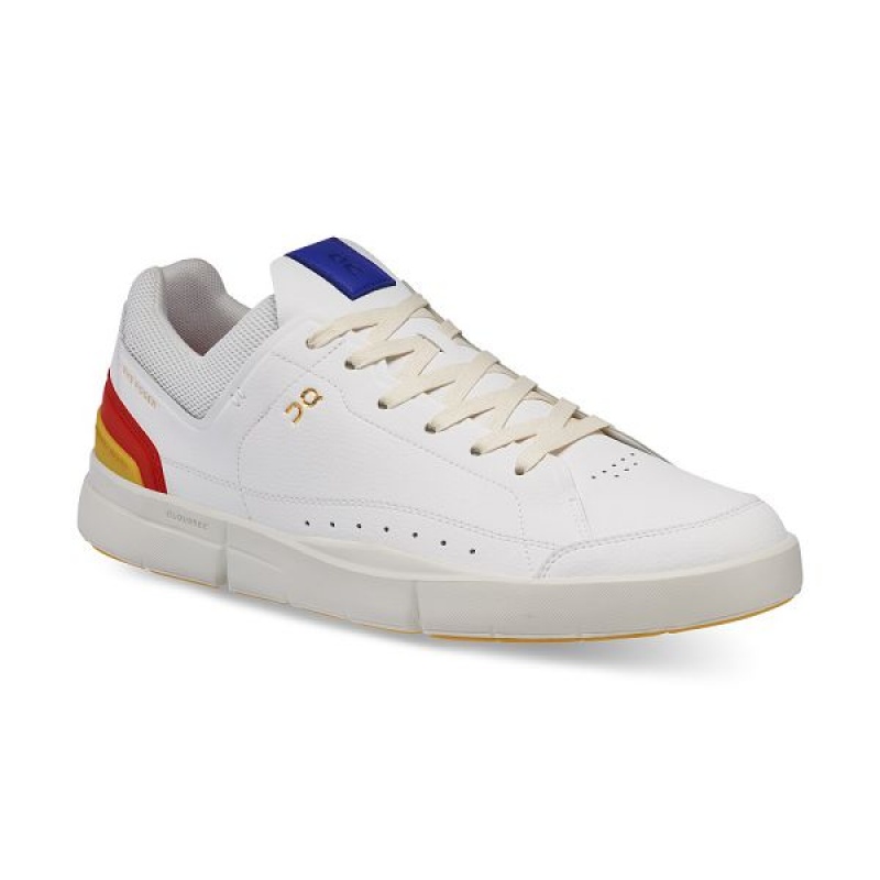 White / Mustard Men's On Running THE ROGER Centre Court Sneakers | 5791046_PH