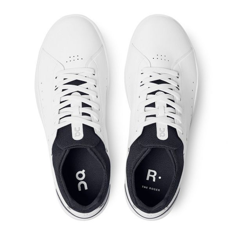 White / Navy Men's On Running THE ROGER Advantage Sneakers | 6183245_PH