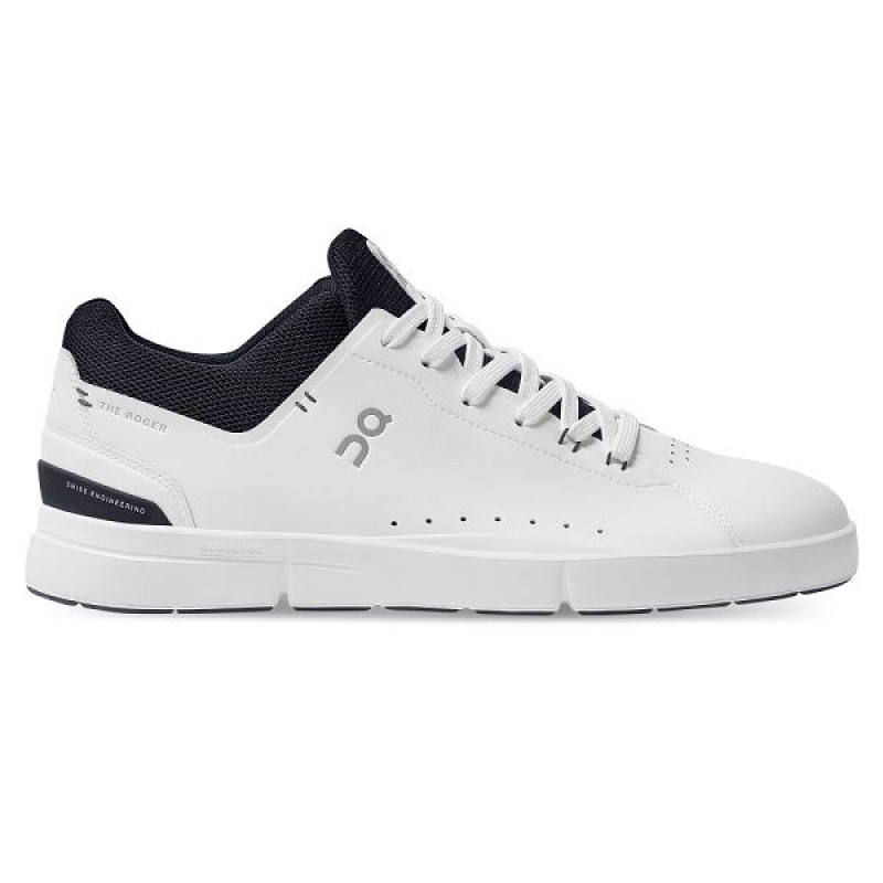 White / Navy Men\'s On Running THE ROGER Advantage Sneakers | 6183245_PH