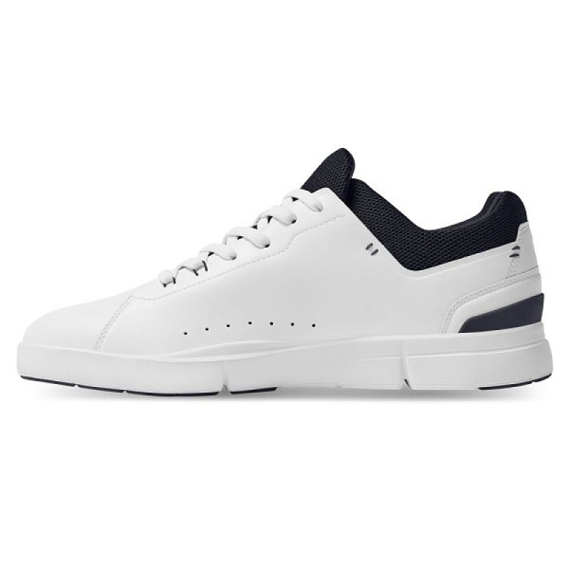 White / Navy Women's On Running THE ROGER Advantage Sneakers | 2598736_PH