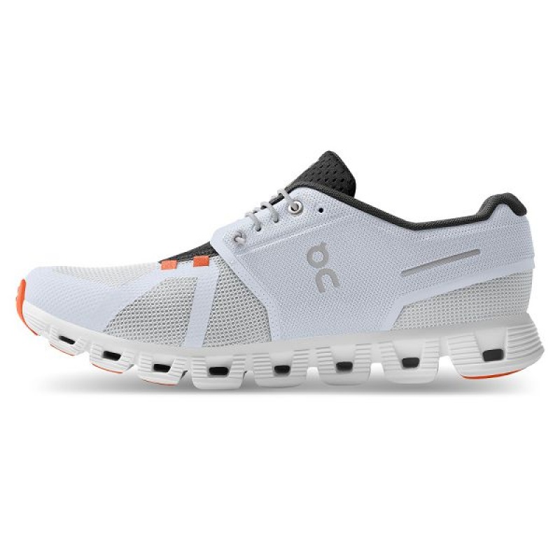 White / Orange Men's On Running Cloud 5 Push Sneakers | 1829503_PH