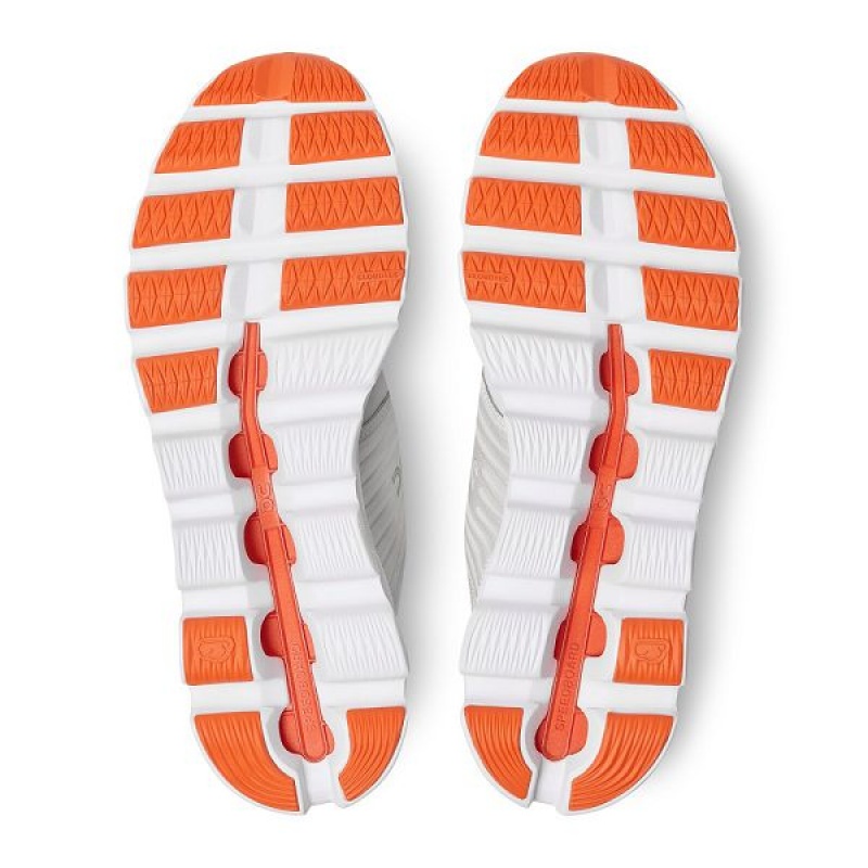 White / Orange Men's On Running Cloudswift Road Running Shoes | 3584261_PH